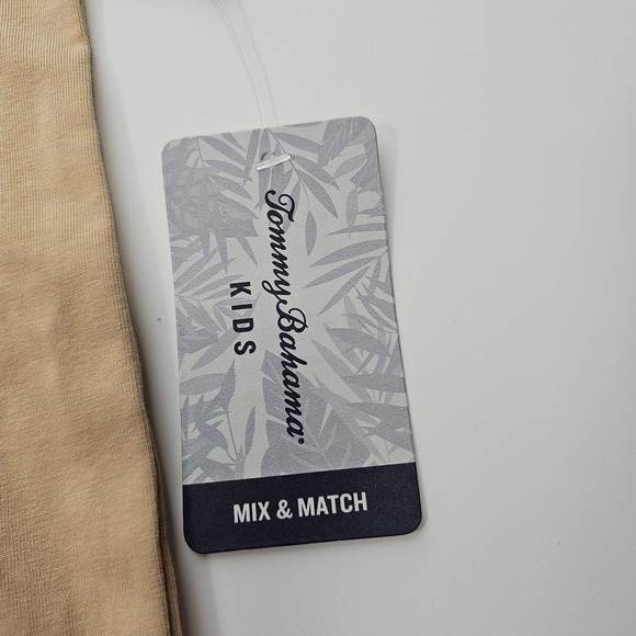 Tommy Bahama Kids Tan Mountain Sun Pocket T-Shirt Boys Size L 10/12 New - Picture 7 of 9